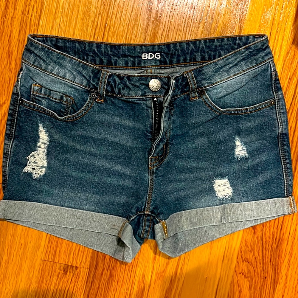 Denim shorts